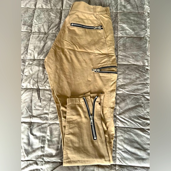 Balmain Khaki zipper pants - Picture 5 of 6